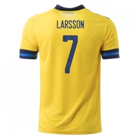 Fußballtrikots Schweden Sebastian Larsson 7 Euro 2020 Kurzarm Heimtrikotsatz kaufen